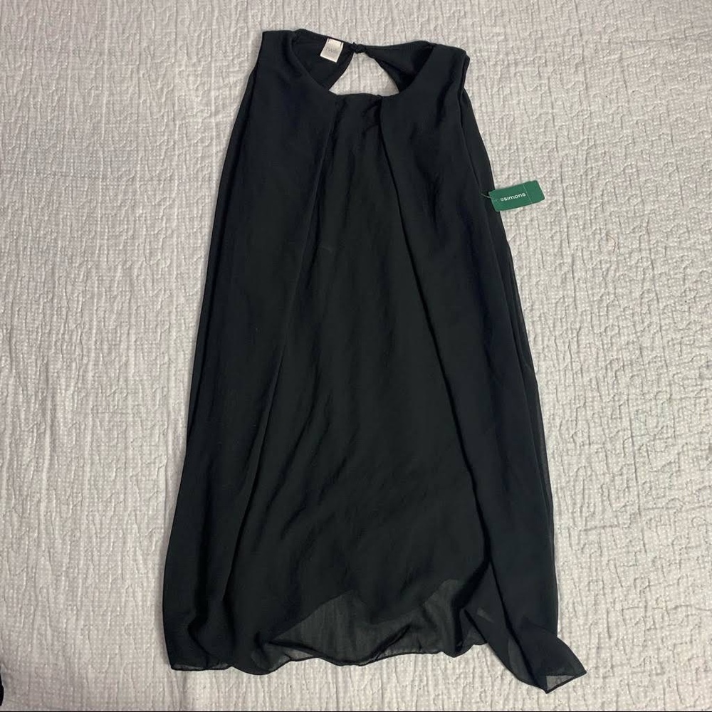TWIK sleeveless black dress